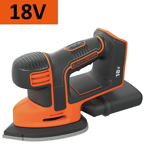 BLACK+DECKER LEVIGATRICE ORBITALE MOUSE A BATTERIA 18V BDCDS18N*
