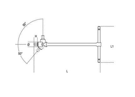 BETA   953TX CHIAVE A T CON MASCHIO TORX SNODATO