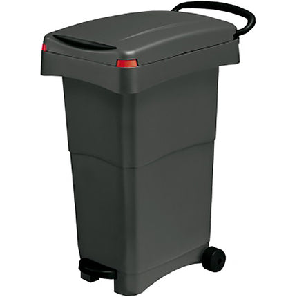 MOBIL PLASTIC BIDONE RACCOLTA DIFFERENZIATA NELLO CON PEDALE LT80 GRIGIO