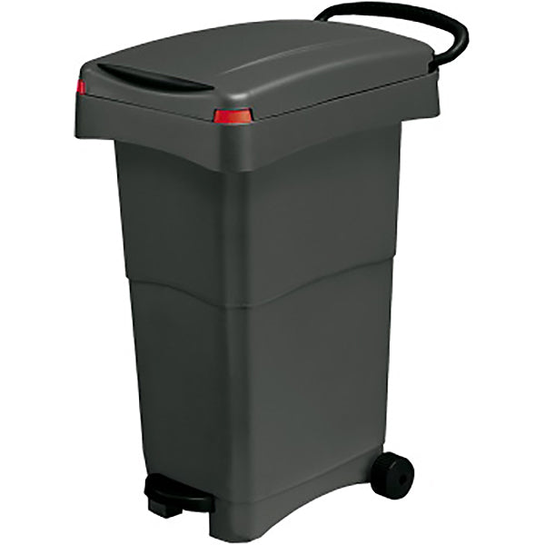 MOBIL PLASTIC BIDONE RACCOLTA DIFFERENZIATA NELLO CON PEDALE LT80 GRIGIO