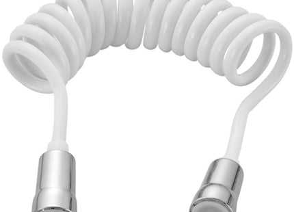 IDRO-BRIC TUBO FLESSIBILE A MOLLA ESTENSIBILE BIANCO CM150