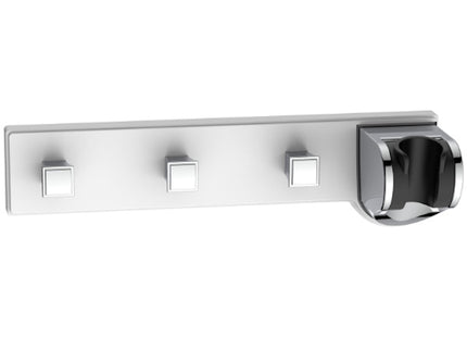 IDRO-BRIC SUPPORTO DOCCIA INCLINABILE CON GANCI