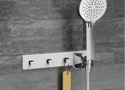 IDRO-BRIC SUPPORTO DOCCIA INCLINABILE CON GANCI