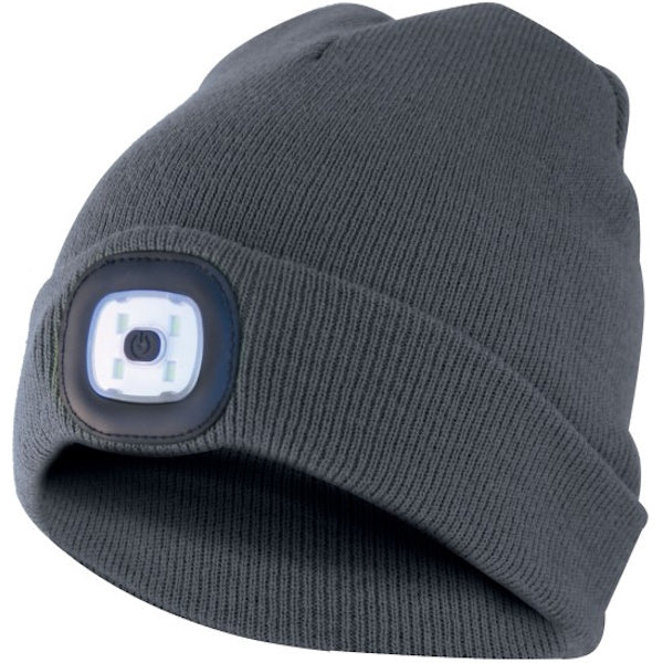 VELAMP CAPPELLINO MAGLINA CON LUCE LED RICARICABILE USB GRIGIO