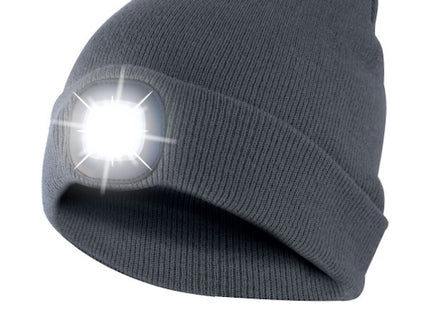 VELAMP CAPPELLINO MAGLINA CON LUCE LED RICARICABILE USB GRIGIO