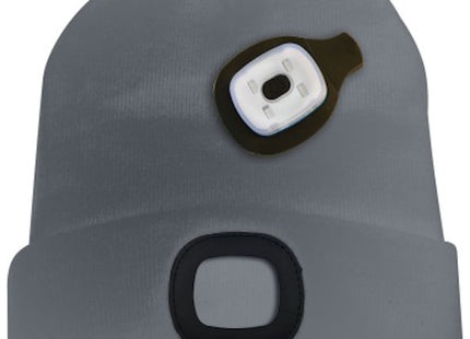 VELAMP CAPPELLINO MAGLINA CON LUCE LED RICARICABILE USB GRIGIO