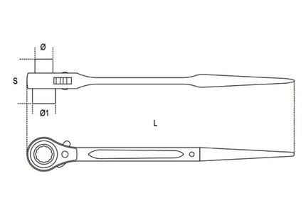 BETA    93C CHIAVE A CRICCHETTO PER PONTEGGI