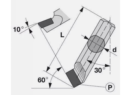 IMPERO INSERTO PER TORNITURA ART. C3-08 M3