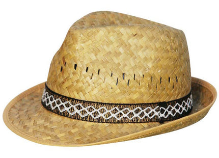 VERDEMAX CAPPELLO ALPINETTO IN PAGLIA NATURALE ART.5026 TG.56-58-60