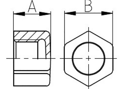 GT COMIS ART1238 CALOTTA ESAGONALE IN GHISA