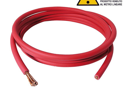 SACIT CAVO IN PVC PER SALDATURA H07V-K ROSSO SEZ.MMQ. 25 AL MTL