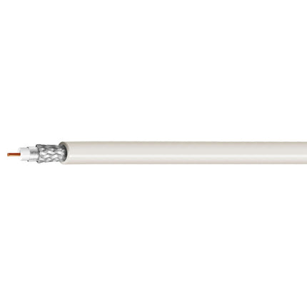 CAVO COASSIALE TV SAT IN MATASSINA D.MM6,80 MT20 BIANCO