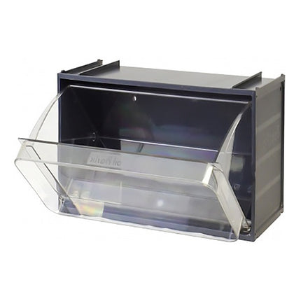 MOBIL PLASTIC CONTENITORE CRYSTAL BOX CB50/3 1 CASSETTO GRIGIO SCURO