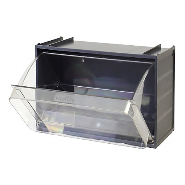 MOBIL PLASTIC CONTENITORE CRYSTAL BOX CB50/3 1 CASSETTO GRIGIO SCURO