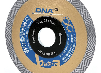 MONTOLIT DISCO DIAMANTATO D.MM115X22,2 GRES PORCELLANATO/GRANITO