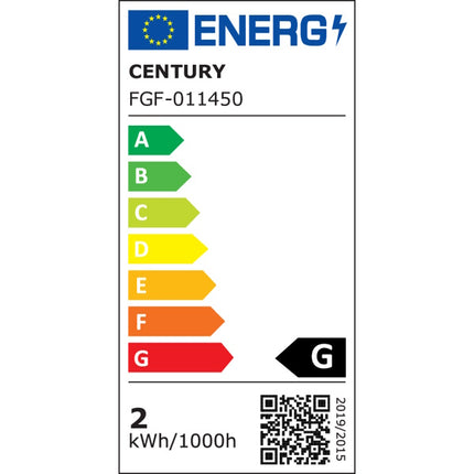 CENTURY LAMPADINA LED TUBOLARE PER FRIGO 230V 1,8W E14 5000K 130LM