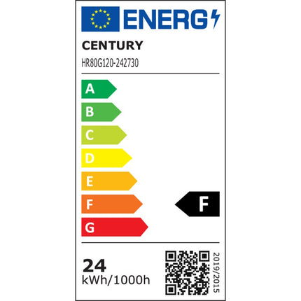 CENTURY LAMPADINA LED HARMONY 80 GLOBO G120 230V E27 IP20