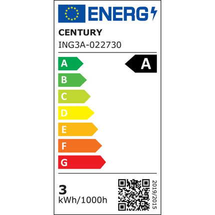 CENTURY LAMPADINA LED INCANTO+ GOCCIA 230V E27 3000K