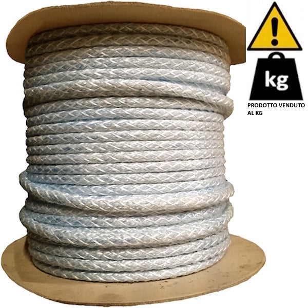 CORDA IN FIBRA DI VETRO RITORTA FIREPROOF D.MM10 AL KG