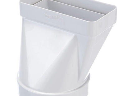 LA VENTILAZIONE GIUNTO ORIZZONTALE DA TUBO D.MM100 A TUBO MM120X60