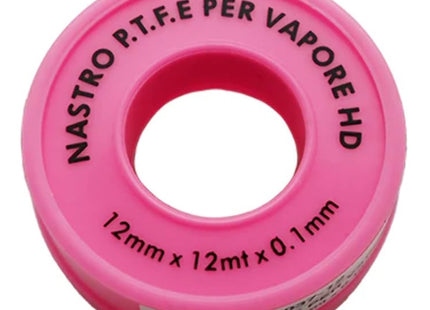 FIP NASTRO TEFLON PTFE ANTIOLIO DA 1/2"X12 MT. COLORE ROSA