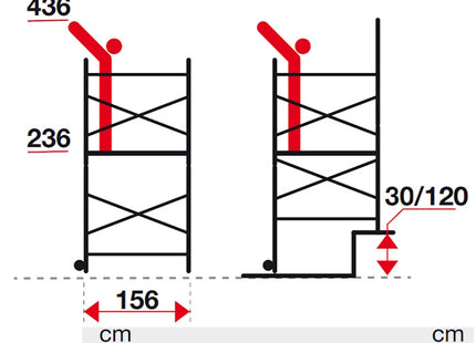 FACAL TRABATTELLO CLIC H.CM365