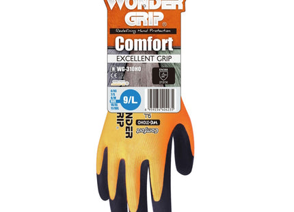 WONDER GRIP GUANTI MOD. WG-310HO COMFORT COLORE ARANCIO FLUO/BLU