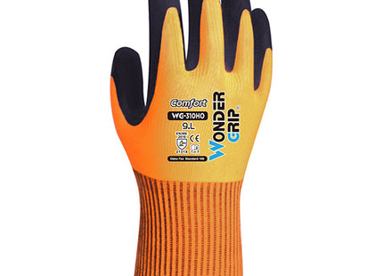 WONDER GRIP GUANTI MOD. WG-310HO COMFORT COLORE ARANCIO FLUO/BLU