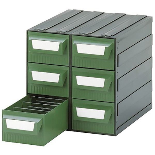 MOBIL PLASTIC CASSETTIERA MOD. C-MAXI L VERDE 6 CASSETTI