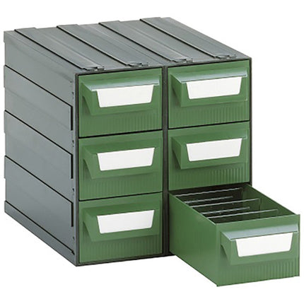 MOBIL PLASTIC CASSETTIERA MOD. C-MAXI L VERDE 6 CASSETTI