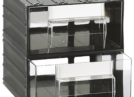 MOBIL PLASTIC CASSETTIERA MOD. C-MIDI T42 TRASPARENTE 2 CASSETTI