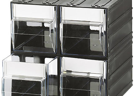 MOBIL PLASTIC CASSETTIERA MOD. C-MIDI T44 TRASPARENTE 4 CASSETTI