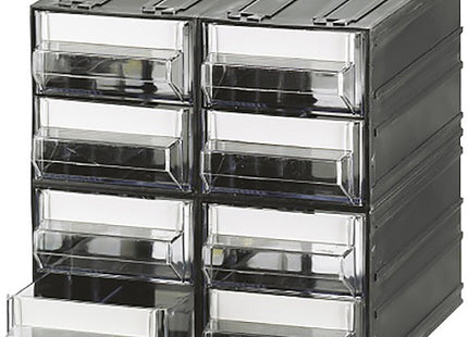 MOBIL PLASTIC CASSETTIERA MOD. C-MIDI T45 TRASPARENTE 8 CASSETTI