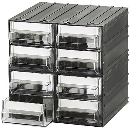 MOBIL PLASTIC CASSETTIERA MOD. C-MIDI T45 TRASPARENTE 8 CASSETTI