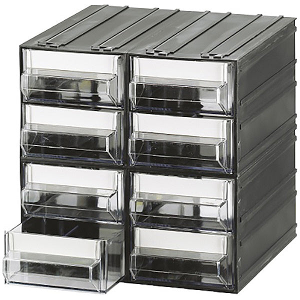 MOBIL PLASTIC CASSETTIERA MOD. C-MIDI T45 TRASPARENTE 8 CASSETTI