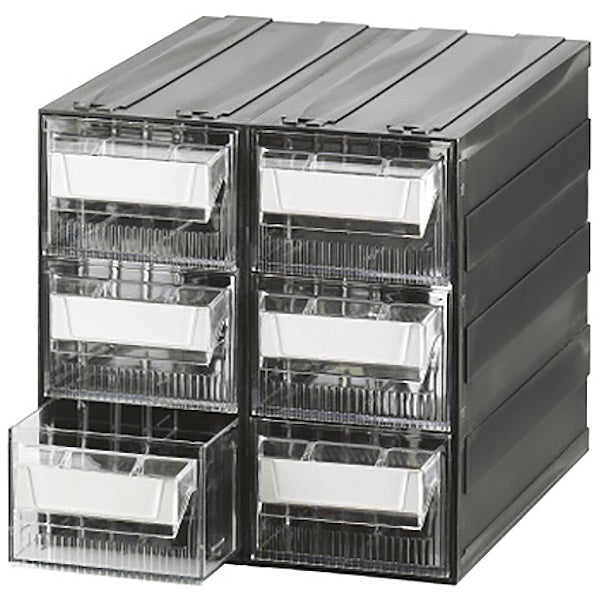 MOBIL PLASTIC CASSETTIERA MOD. C-MAXI T/L TRASPARENTE 6 CASSETTI
