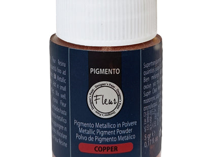 FLEUR PIGMENTO METALLIZZATO IN POLVERE PER RESINE IN CONF.DA GR 5