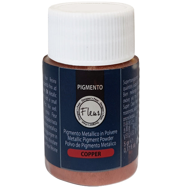FLEUR PIGMENTO METALLIZZATO IN POLVERE PER RESINE IN CONF.DA GR 5