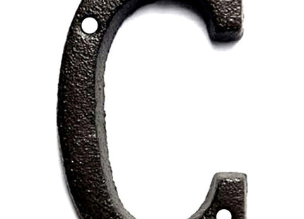 COTTALI LETTERA CIVICA IN FERRO NERA "C" DA MM50