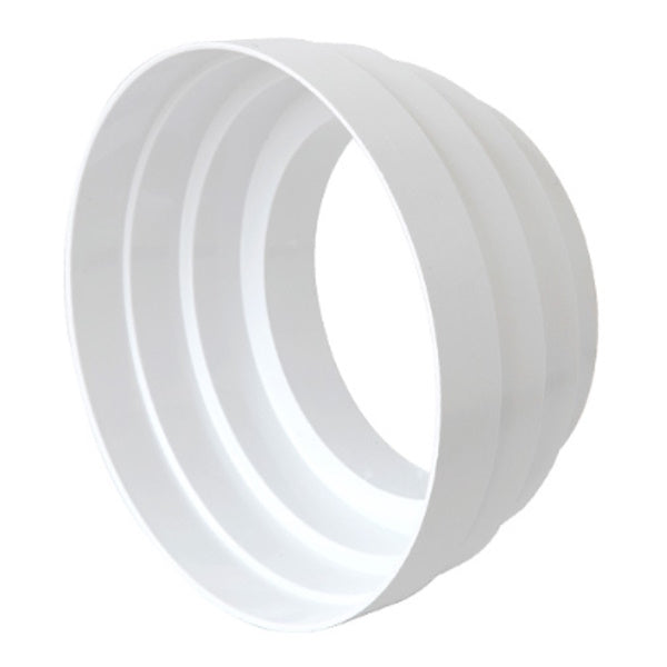 LA VENTILAZIONE RIDUZIONE M/F PER TUBO NON BICCHIERATO D.MM125-100