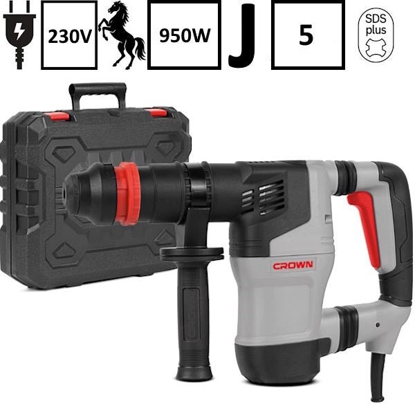 CROWN SCALPELLATORE SDS-PLUS POTENZA 950W*