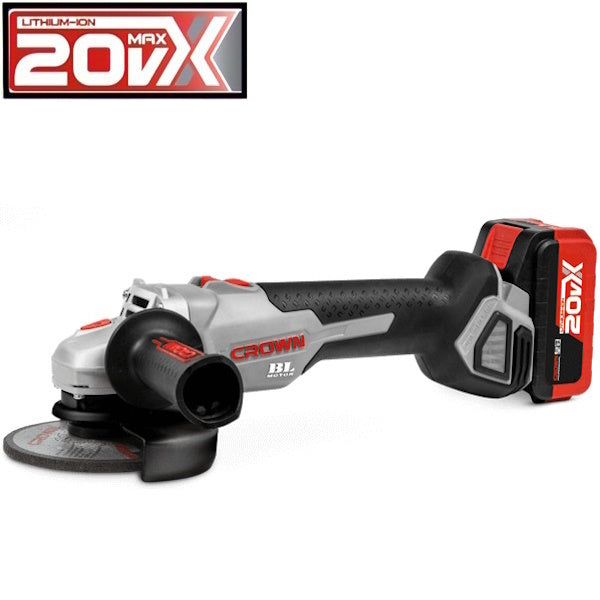 CROWN SMERIGLIATRICE ANGOLARE A BATTERIA 20V CT23001-125HX-4 BMC