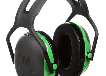 3M CUFFIE AURICOLARI SERIE X1A PELTOR 27 DB COLORE NERO/VERDE