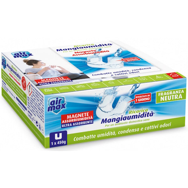 UHU AIR MAX RICARICA TAB MAGNETE MANGIAUMIDITA' AMBIANCE NEUTRO GR450