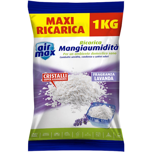 UHU AIR MAX RICARICA MANGIAUMIDITA' GR1000 LAVANDA