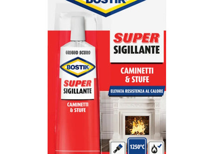 UHU BOSTIK SUPER SIGILLANTE CAMINETTI E STUFE BLISTER GR100