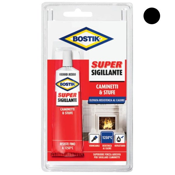 UHU BOSTIK SUPER SIGILLANTE CAMINETTI E STUFE BLISTER GR100