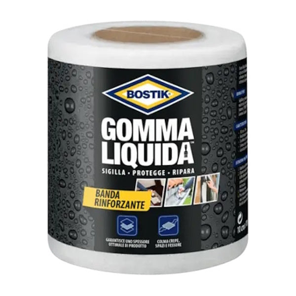 UHU BOSTIK GOMMA LIQUIDA BANDA RINFORZANTE ROTOLO CM10X10MT