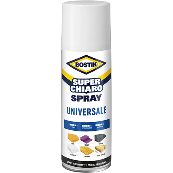 UHU BOSTIK SUPERCHIARO ADESIVO UNIVERSALE SPRAY BOMBOLETTA ML500