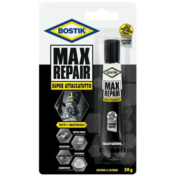 UHU BOSTIK MAX REPAIR ADESIVO UNIVERSALE BLISTER GR20